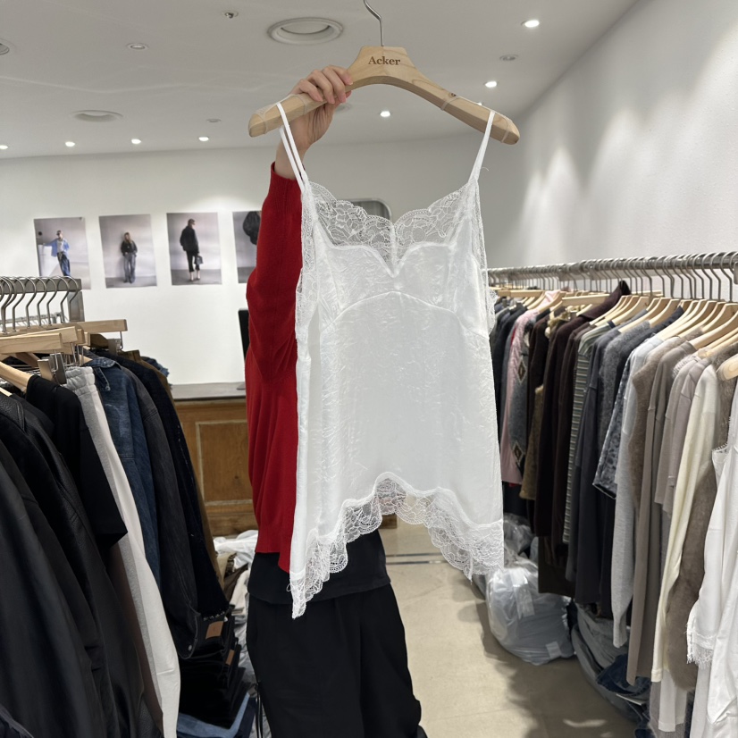 ACKER韓國代購㊣女裝新款熱賣真品休閑推薦時尚職業吊帶背心ACKER吊帶/背心