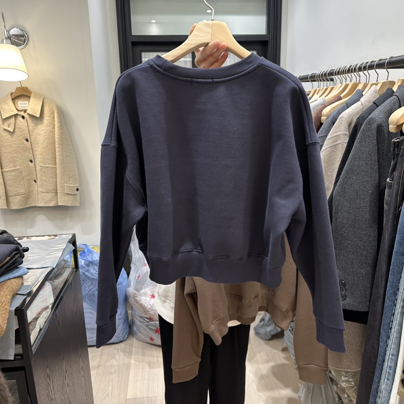 NOTTINGHAM韓國代購㊣女裝新款推薦人氣真品時尚職業衛衣加絨NOTTINGHAM衛衣