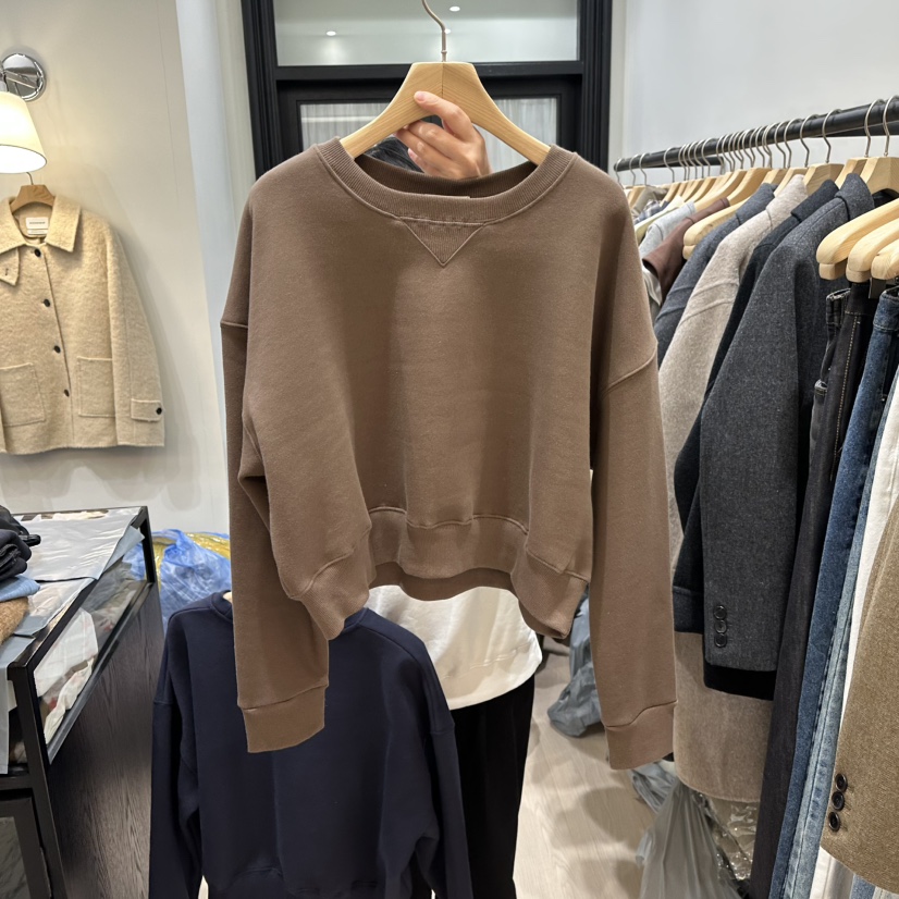 NOTTINGHAM韓國代購㊣女裝新款推薦人氣真品時尚職業衛衣加絨NOTTINGHAM衛衣圖色3