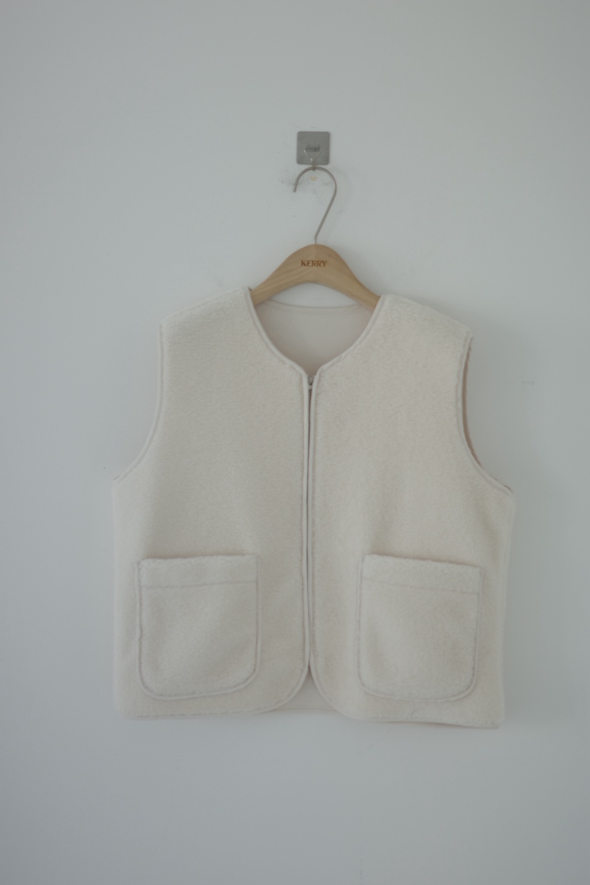 KERRY東大門㊣代購女士新款25秋冬推薦人氣時尚職業馬甲泰迪熊KERRY馬甲圖色1