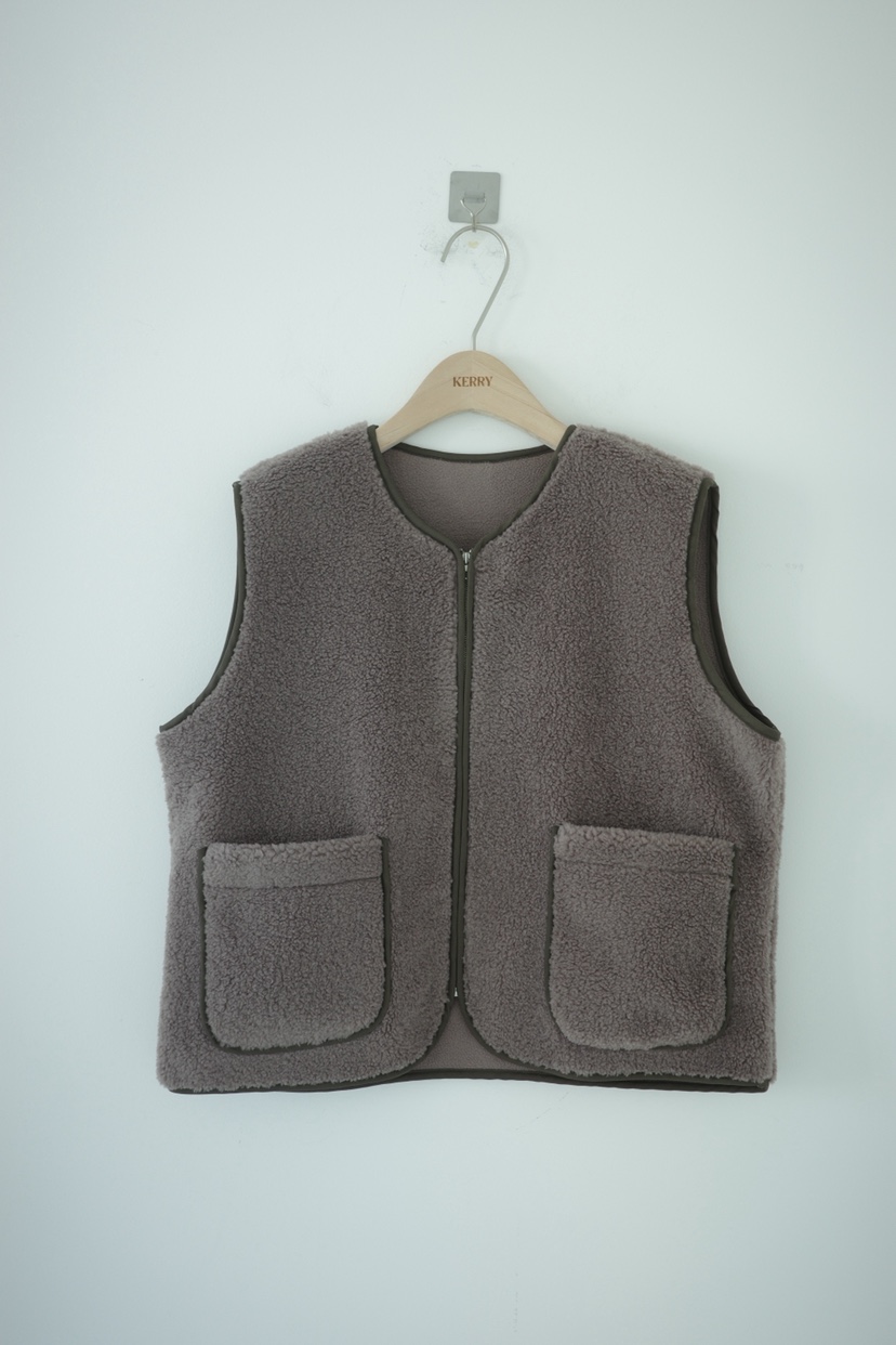 KERRY東大門㊣代購女士新款25秋冬推薦人氣時尚職業馬甲泰迪熊KERRY馬甲圖色2