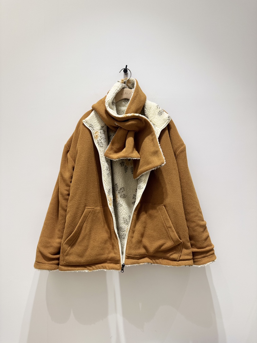 MELTED-P韓國直郵㊣女士新品推薦真品夾克含圍巾里外穿雙面MELTED-P夾克