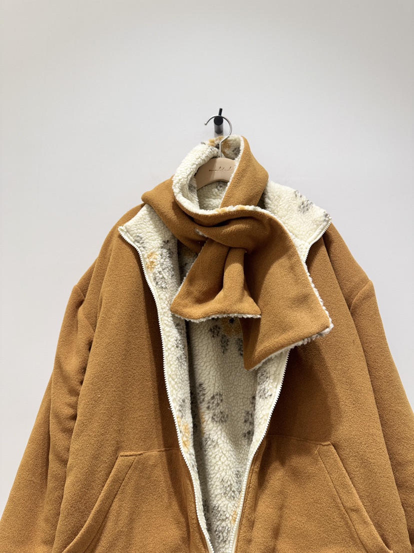 MELTED-P韓國直郵㊣女士新品推薦真品夾克含圍巾里外穿雙面MELTED-P夾克