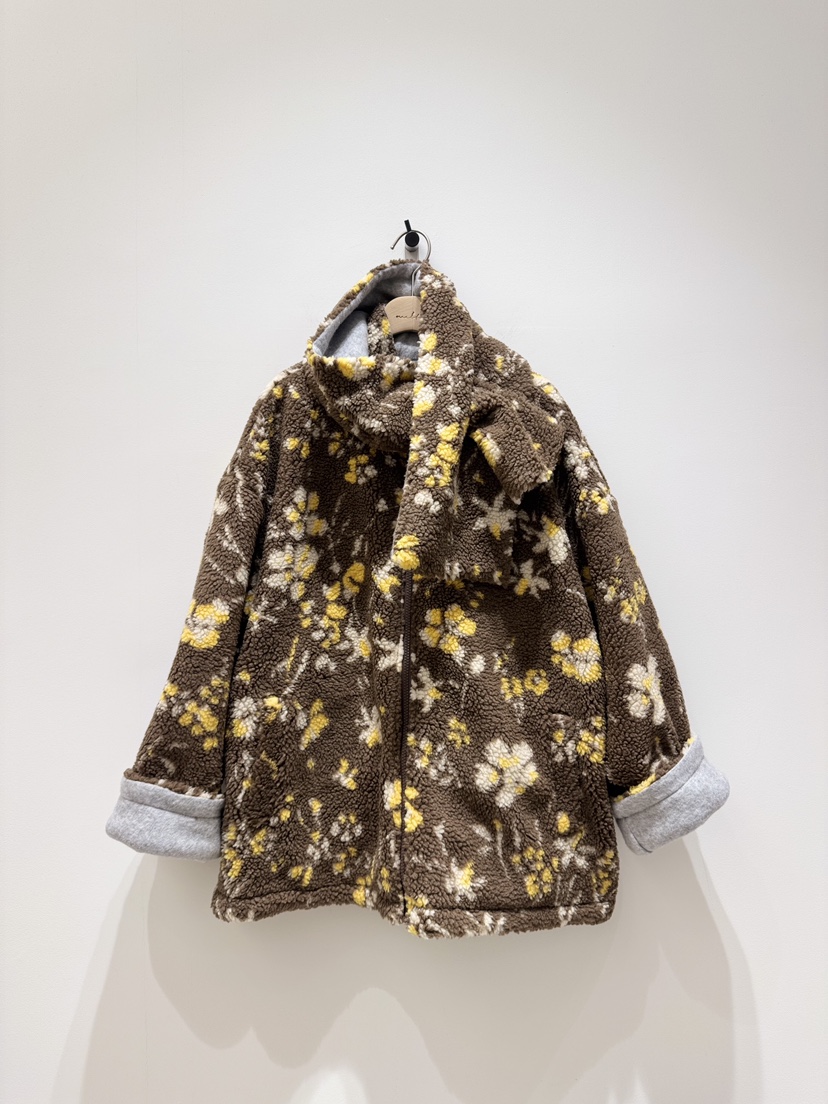 MELTED-P韓國直郵㊣女士新品推薦真品夾克含圍巾里外穿雙面MELTED-P夾克圖色2