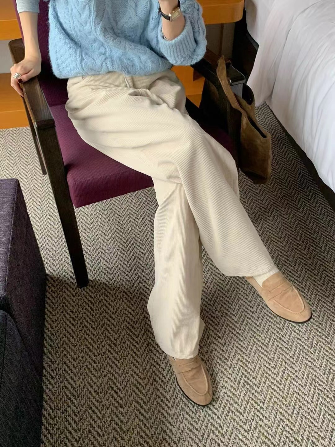 SIGNATURE東大門㊣代購女裝新款熱賣人氣職業休閑褲不含腰帶SIGNATURE休閑褲