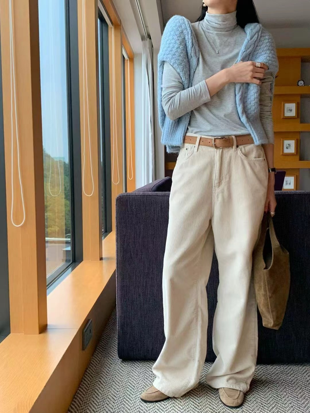 SIGNATURE東大門㊣代購女裝新款熱賣人氣職業休閑褲不含腰帶SIGNATURE休閑褲