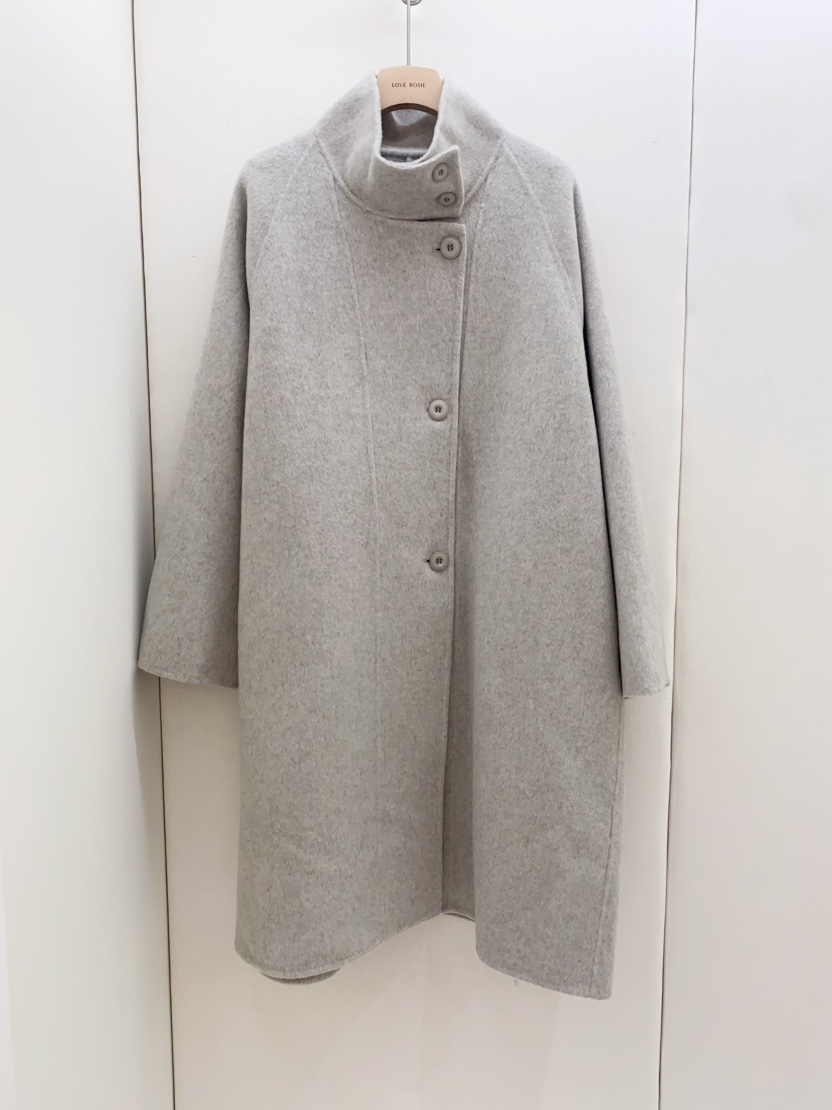 LOVE ROSIE東大門㊣代購女裝新品推薦真品25秋冬中長款大衣手工LOVE ROSIE中長款大衣