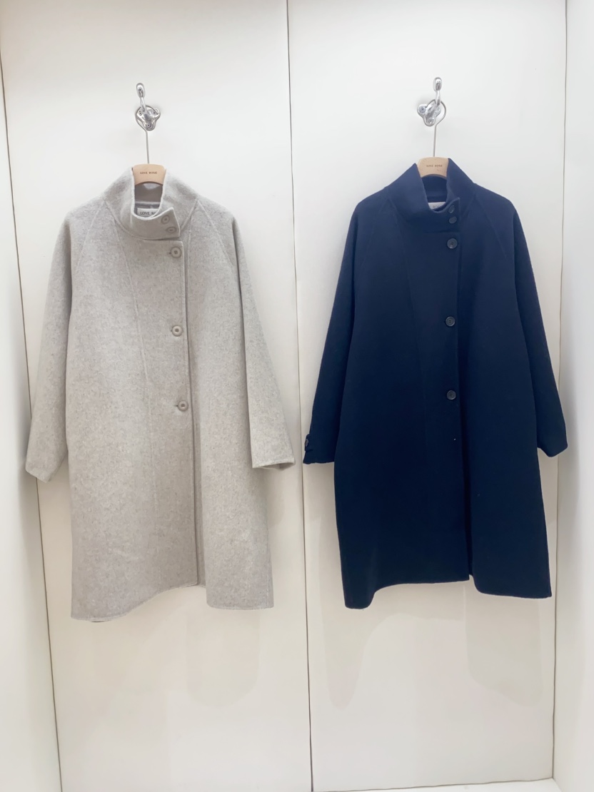 LOVE ROSIE東大門㊣代購女裝新品推薦真品25秋冬中長款大衣手工LOVE ROSIE中長款大衣