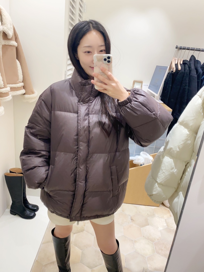 LOVE ROSIE東大門㊣實拍女士新款推薦職業真品短款棉服填充LOVE ROSIE短款棉服