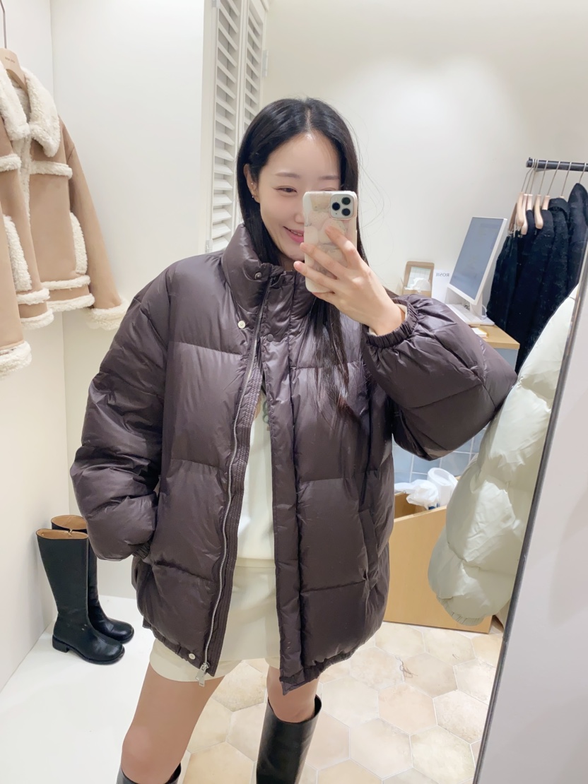 LOVE ROSIE東大門㊣實拍女士新款推薦職業真品短款棉服填充LOVE ROSIE短款棉服