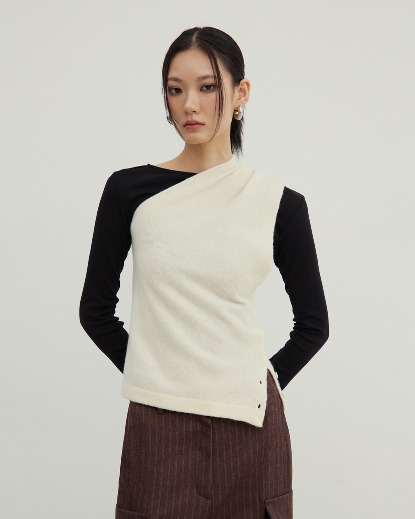 STAGE韓國代購㊣女士新品人氣熱賣休閑25秋冬推薦職業吊帶背心STAGE吊帶/背心