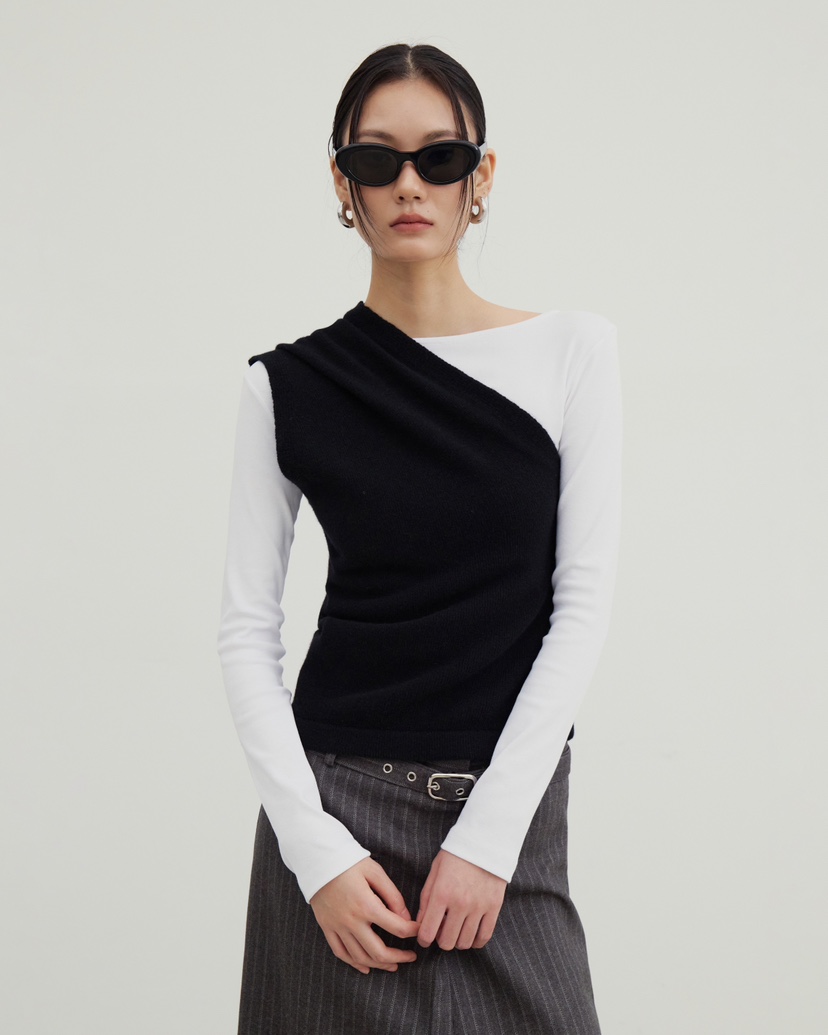 STAGE韓國代購㊣女士新品人氣熱賣休閑25秋冬推薦職業吊帶背心STAGE吊帶/背心