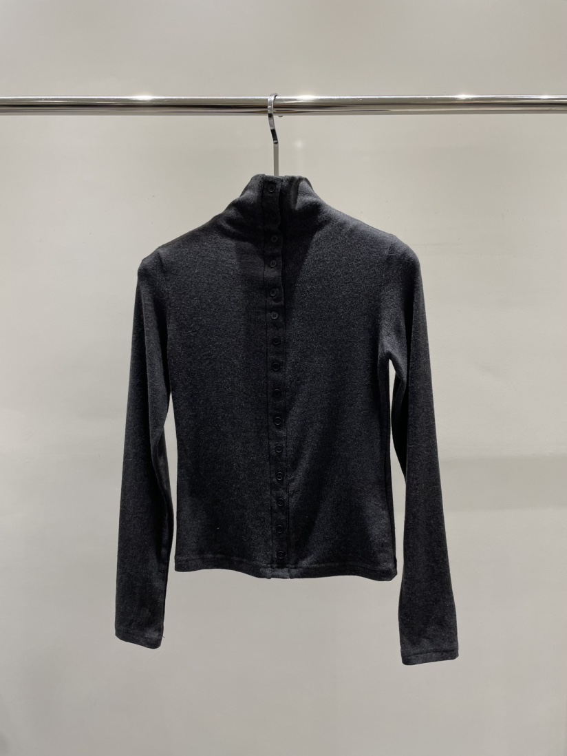 STAGE韓國代購㊣女士新款推薦熱賣職業時尚真品長袖T恤紐扣STAGE長袖T恤圖色3