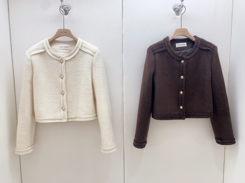 LOVE ROSIE韓國直郵㊣女士新品25秋冬推薦熱賣休閑夾克羊毛LOVE ROSIE夾克