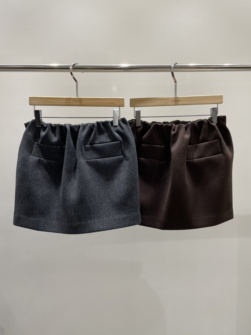 STAGE東大門㊣實拍女裝新品熱賣25秋冬真品時尚休閑職業短裙STAGE短裙