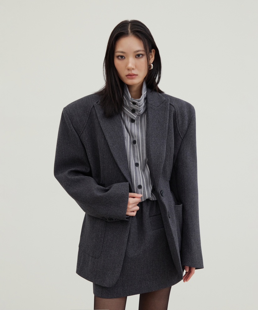 STAGE東大門㊣實拍女裝新品熱賣25秋冬真品時尚休閑職業短裙STAGE短裙