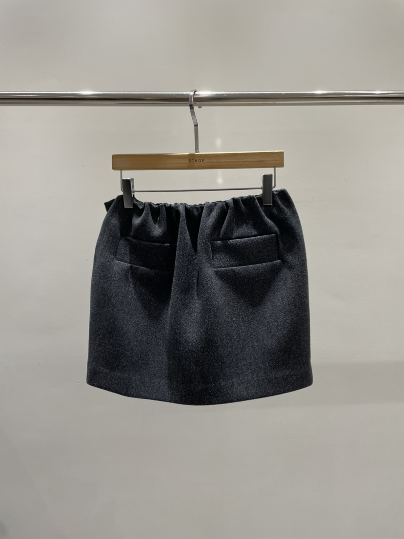 STAGE東大門㊣實拍女裝新品熱賣25秋冬真品時尚休閑職業短裙STAGE短裙圖色2