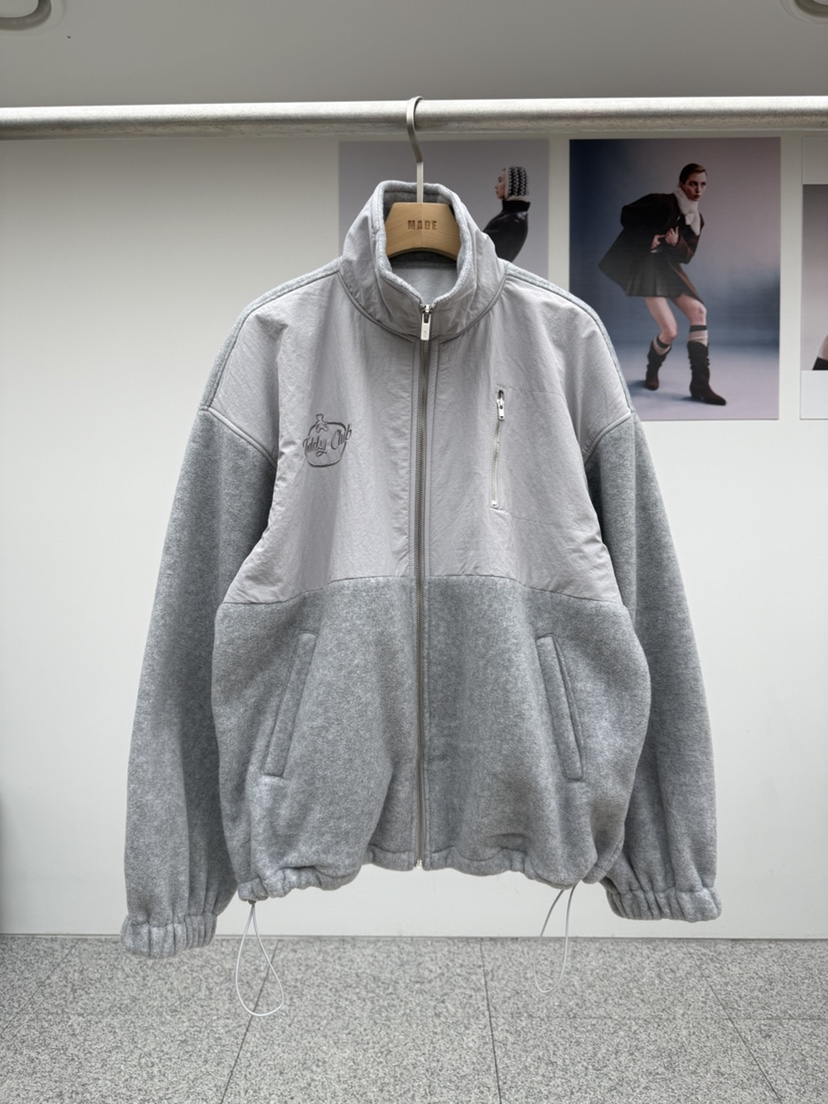 MADE-P韓國直郵㊣女裝新款人氣休閑熱賣推薦時尚夾克羊毛混紡MADE-P夾克