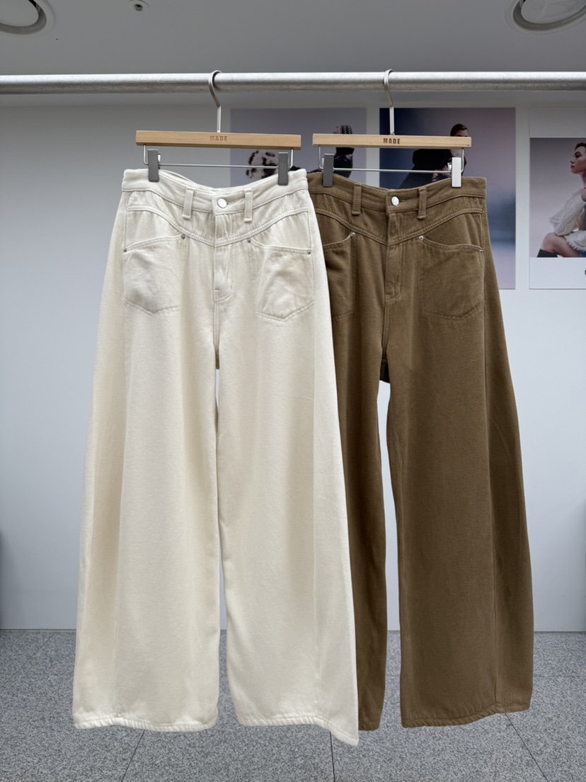 MADE-P韓國直郵㊣女裝新款真品25秋冬休閑時尚職業人氣休閑褲MADE-P休閑褲