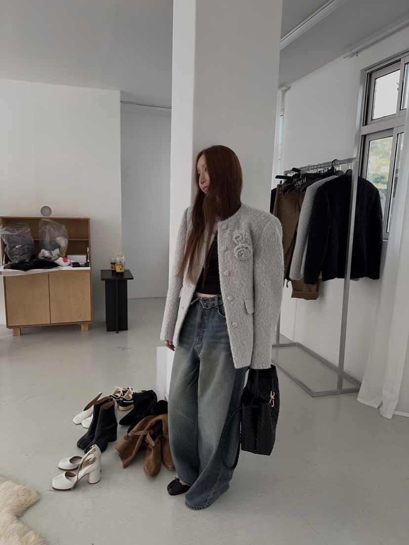 MADE-P東大門㊣代購女士新款推薦25秋冬真品人氣時尚職業夾克MADE-P夾克