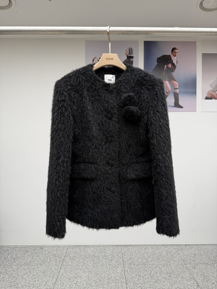 MADE-P東大門㊣代購女士新款推薦25秋冬真品人氣時尚職業夾克MADE-P夾克圖色2