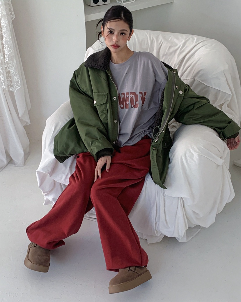 LIVE AID-P韓國代購㊣女士新品真品推薦職業熱賣25秋冬夾克LIVE AID-P夾克