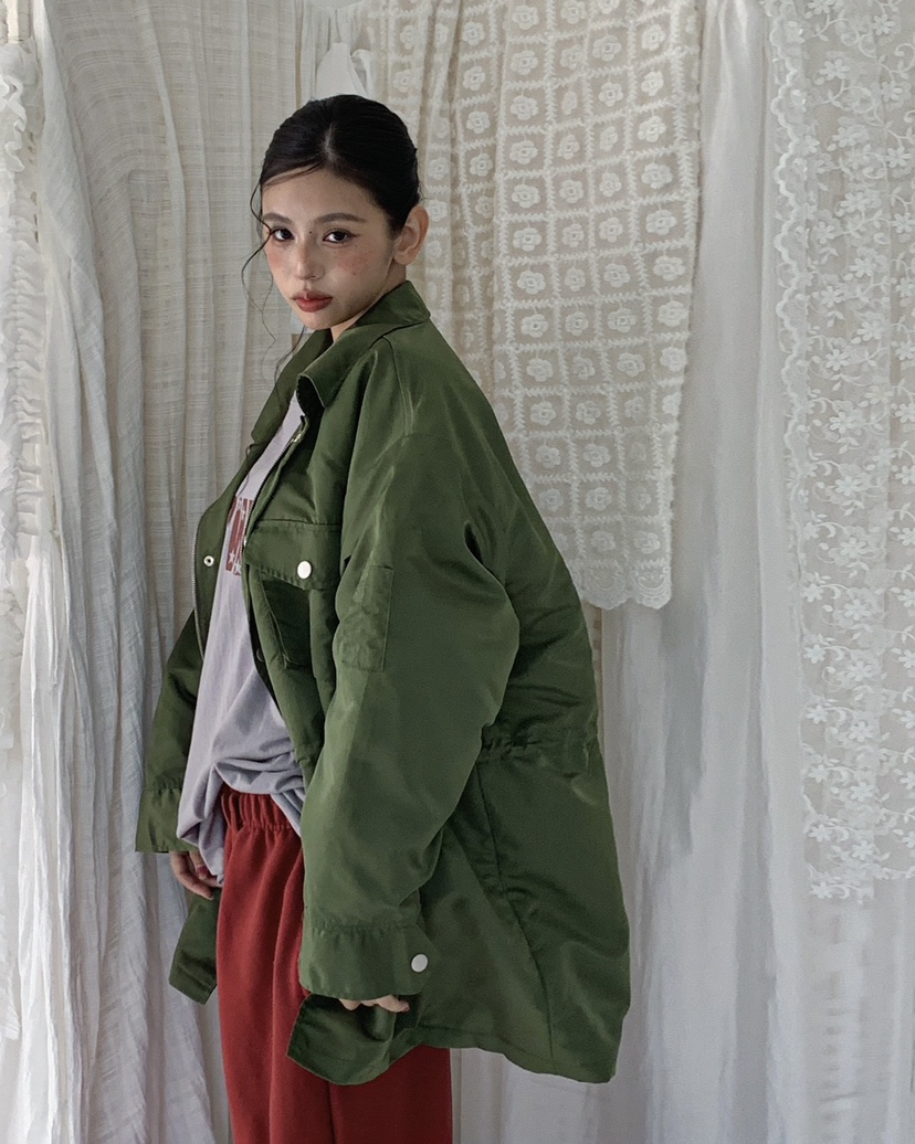 LIVE AID-P韓國代購㊣女士新品真品推薦職業熱賣25秋冬夾克LIVE AID-P夾克