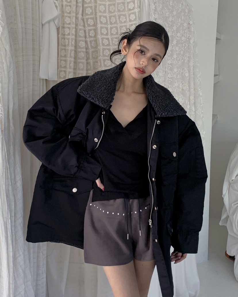 LIVE AID-P韓國代購㊣女士新品真品推薦職業熱賣25秋冬夾克LIVE AID-P夾克