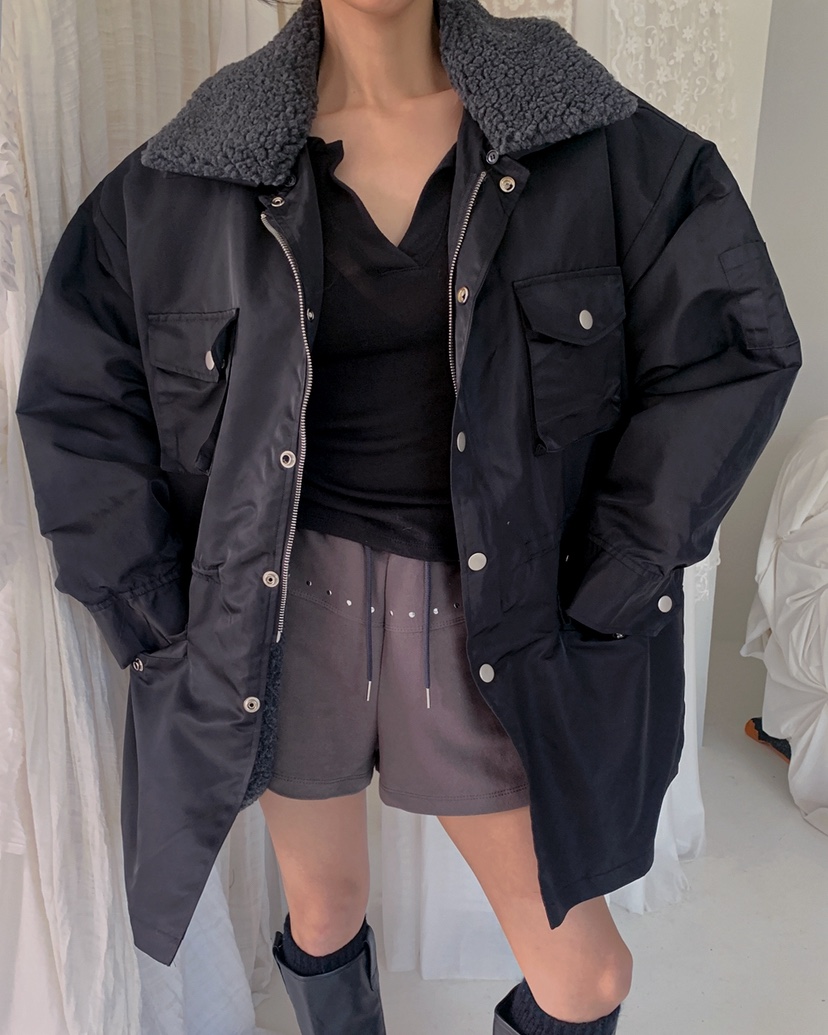 LIVE AID-P韓國代購㊣女士新品真品推薦職業熱賣25秋冬夾克LIVE AID-P夾克