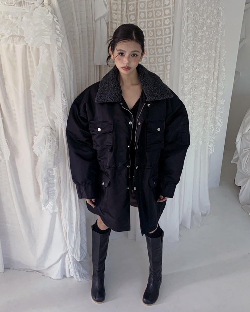 LIVE AID-P韓國代購㊣女士新品真品推薦職業熱賣25秋冬夾克LIVE AID-P夾克