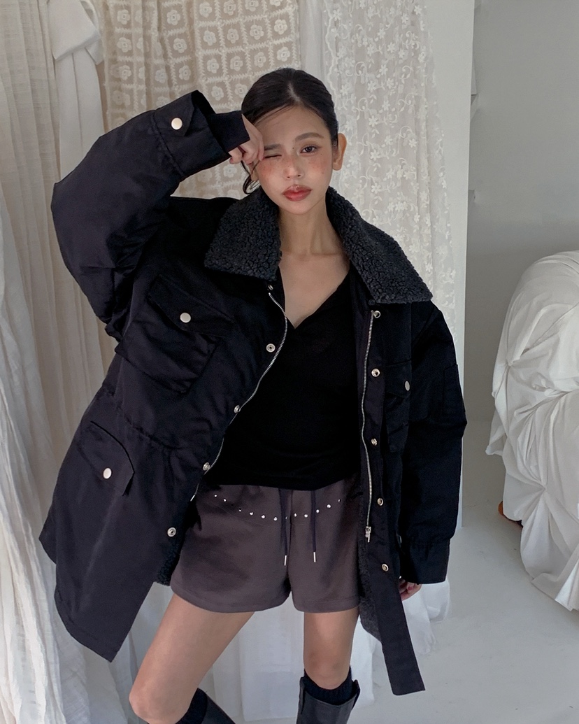 LIVE AID-P韓國代購㊣女士新品真品推薦職業熱賣25秋冬夾克LIVE AID-P夾克