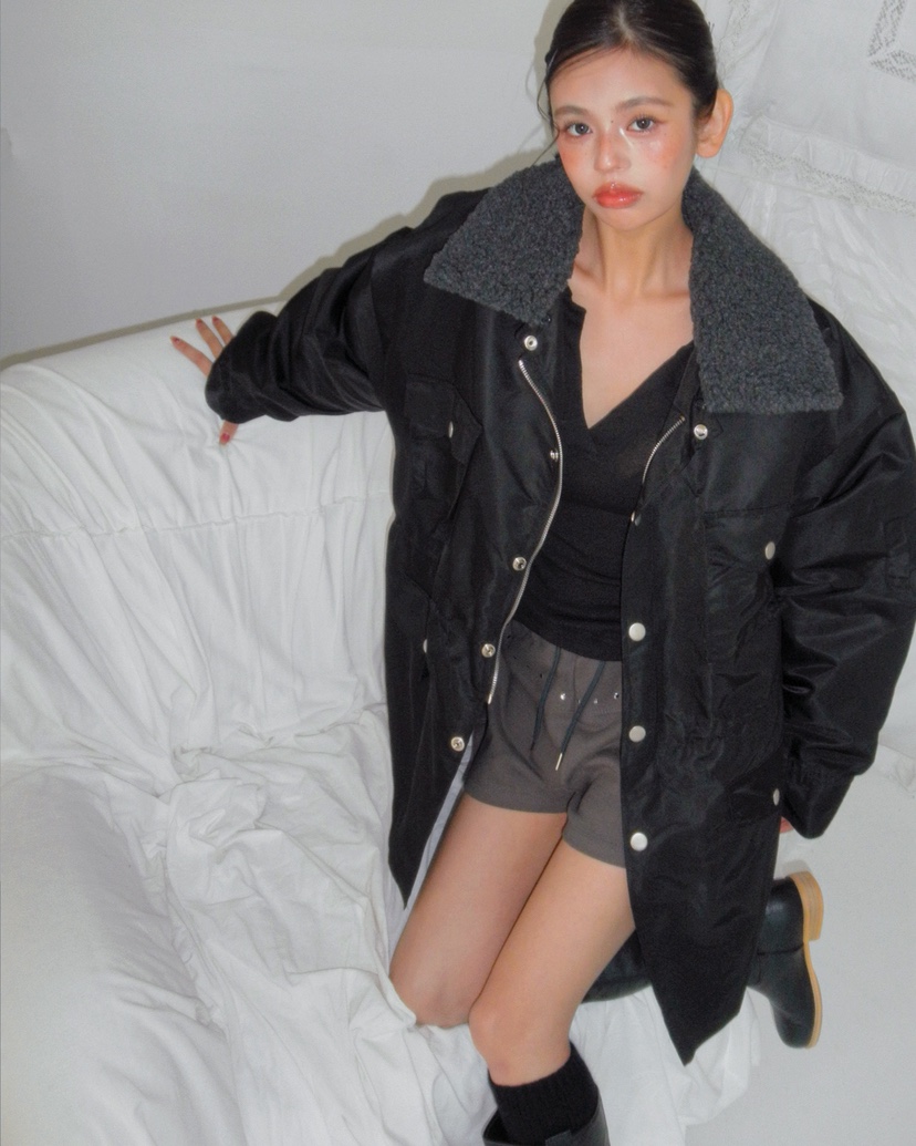 LIVE AID-P韓國代購㊣女士新品真品推薦職業熱賣25秋冬夾克LIVE AID-P夾克