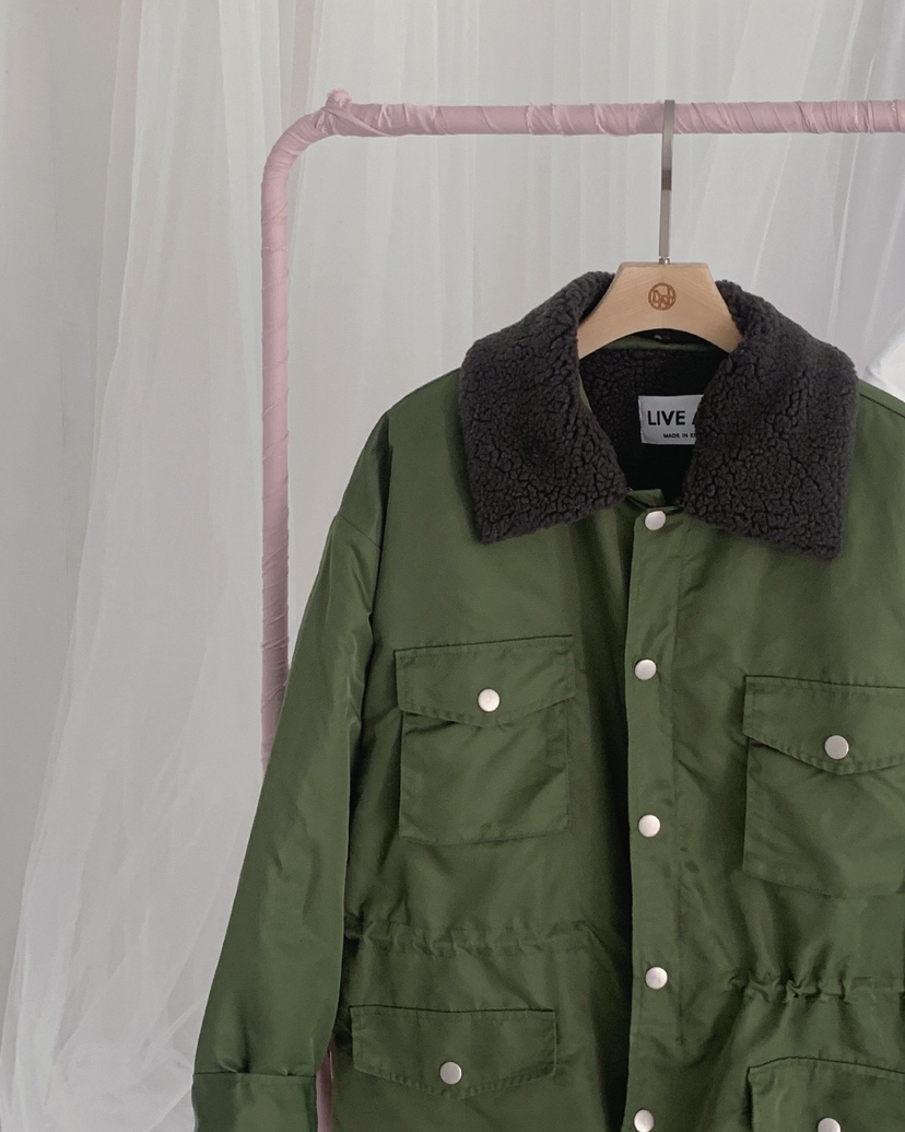 LIVE AID-P韓國代購㊣女士新品真品推薦職業熱賣25秋冬夾克LIVE AID-P夾克
