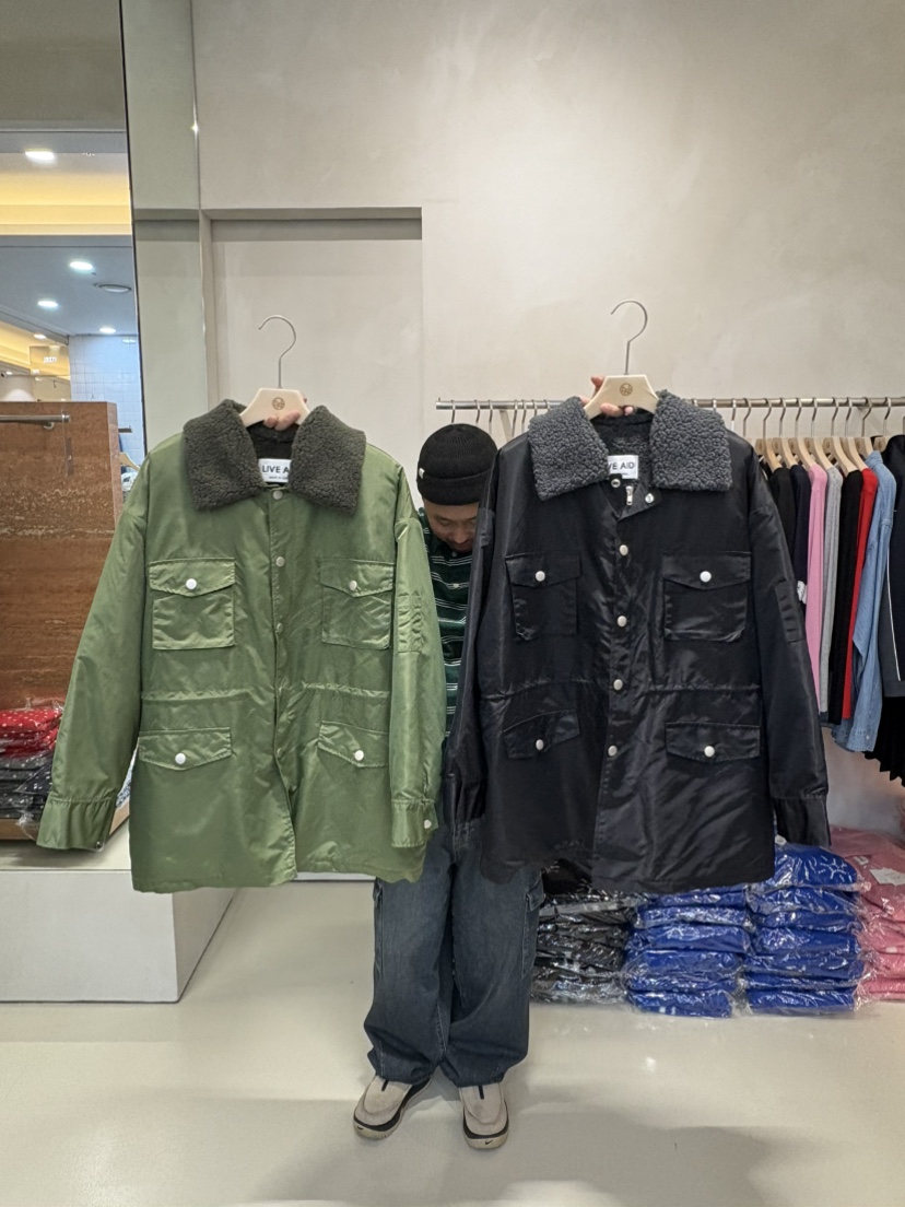 LIVE AID-P韓國代購㊣女士新品真品推薦職業熱賣25秋冬夾克LIVE AID-P夾克