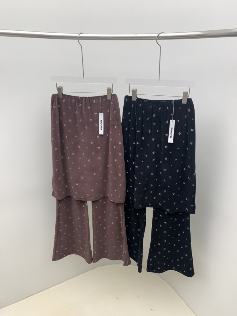 SEOLO韓國直郵㊣女士新品推薦熱賣人氣時尚真品裙褲天鵝絨披肩Seolo seoul裙褲