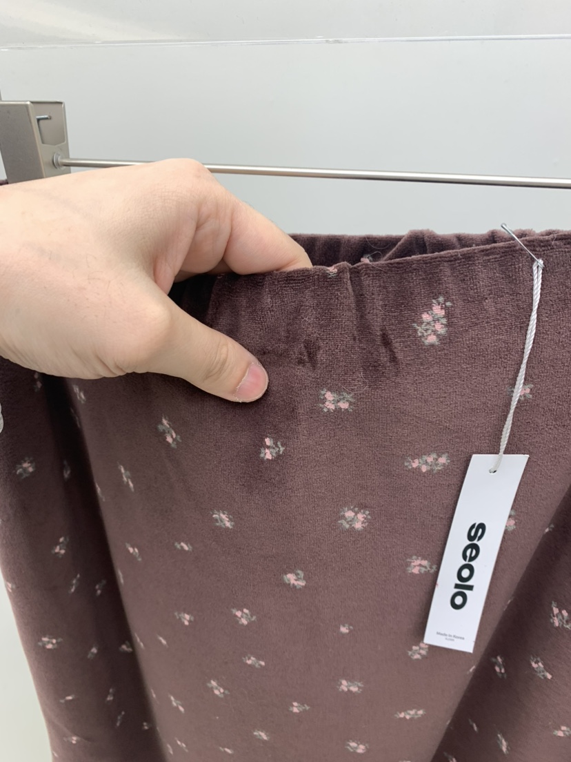 SEOLO韓國直郵㊣女士新品推薦熱賣人氣時尚真品裙褲天鵝絨披肩Seolo seoul裙褲