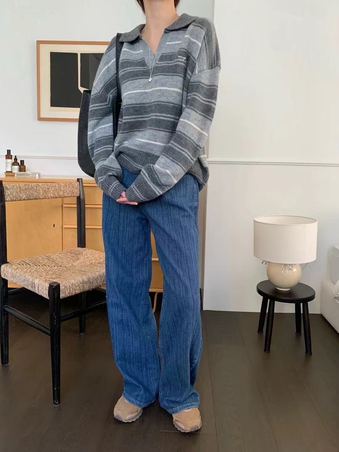 SIGNATURE東大門㊣直郵女裝新款時尚真品25秋冬職業針織衫鵝SIGNATURE針織衫