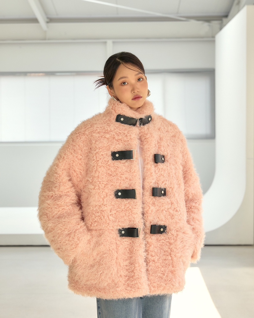 STAGE東大門㊣直郵女裝新款25秋冬熱賣推薦中長款大衣打折羊毛STAGE中長款大衣