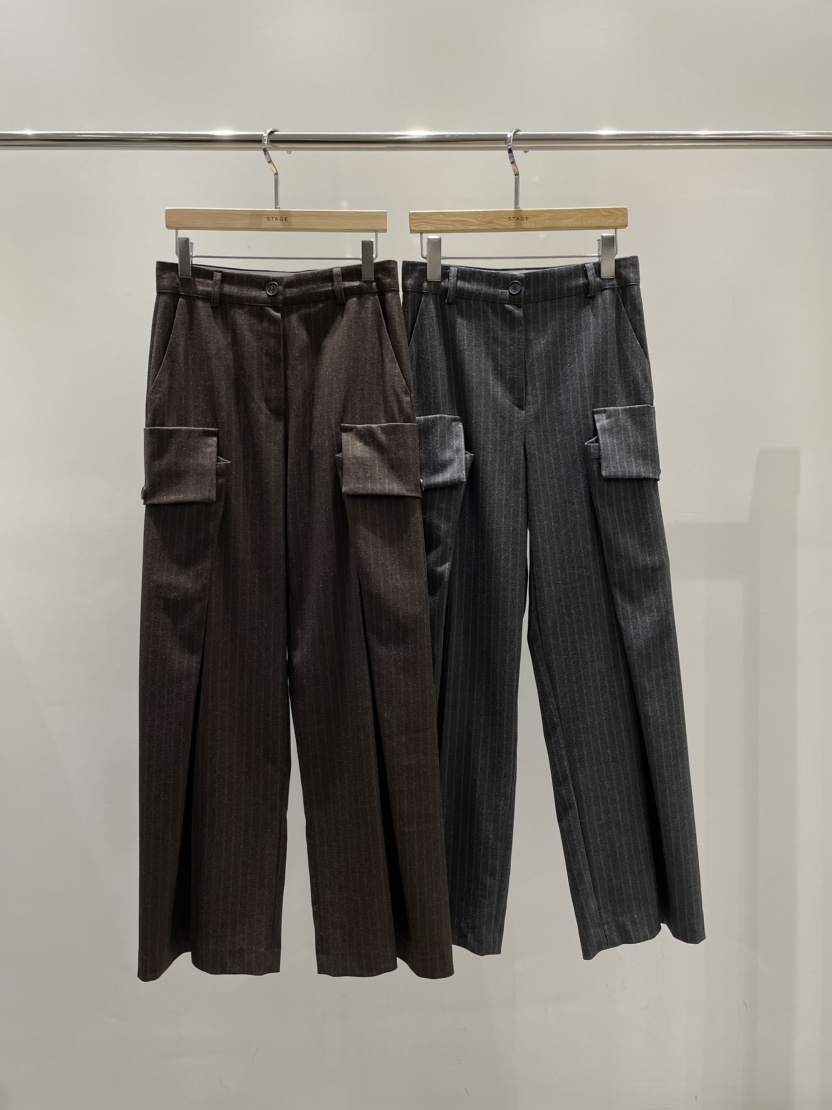 STAGE東大門㊣實拍女士新品熱賣時尚休閑推薦25秋冬真品休閑褲STAGE休閑褲
