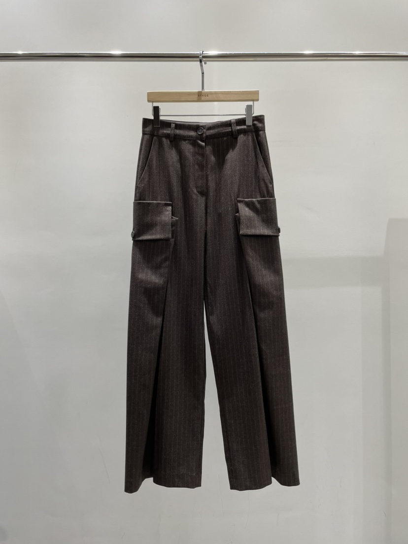 STAGE東大門㊣實拍女士新品熱賣時尚休閑推薦25秋冬真品休閑褲STAGE休閑褲