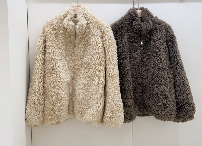 LOVE ROSIE韓國代購㊣女士新品25秋冬真品休閑短款大衣皮草LOVE ROSIE短款大衣