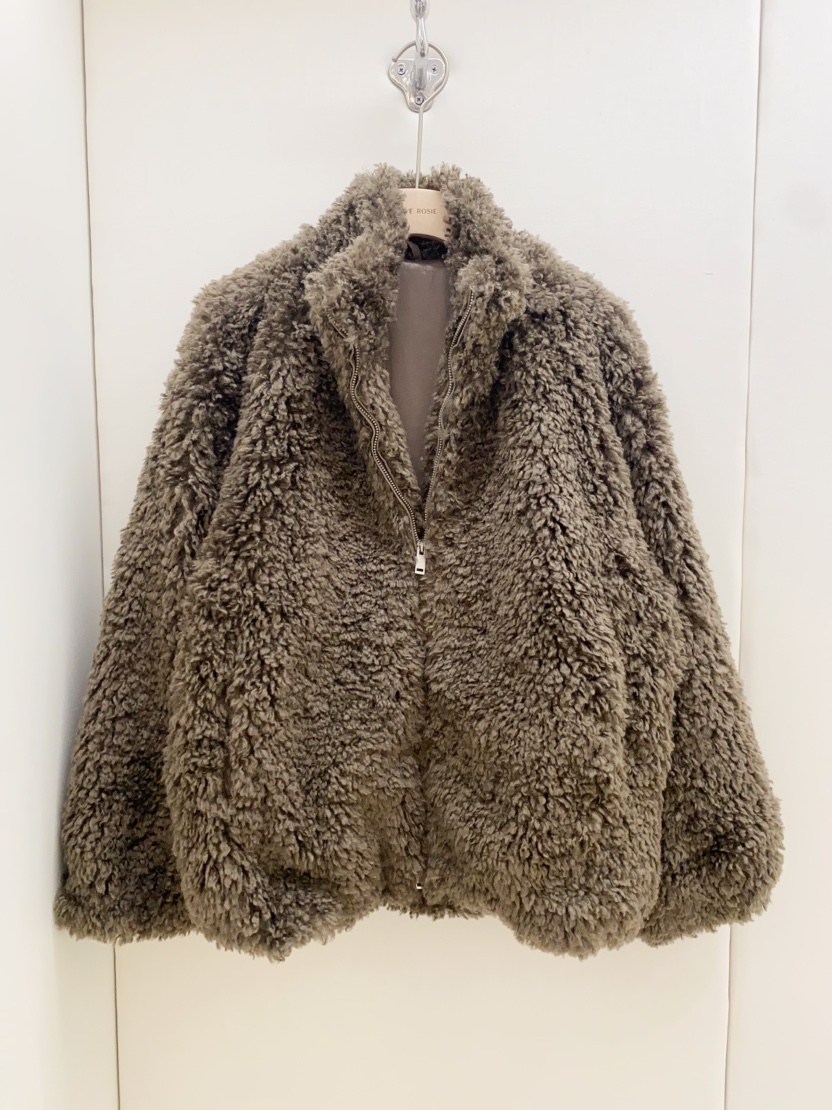 LOVE ROSIE韓國代購㊣女士新品25秋冬真品休閑短款大衣皮草LOVE ROSIE短款大衣圖色2