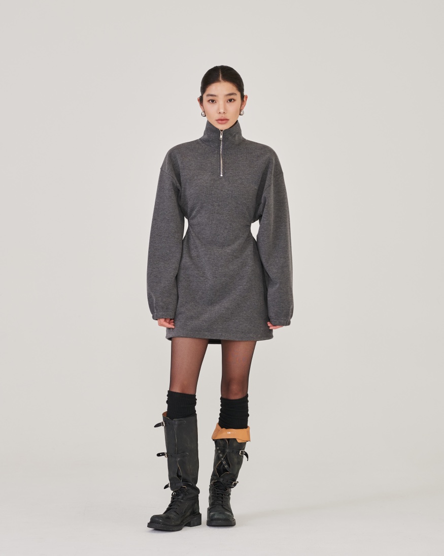 STAGE東大門㊣直郵女裝新品人氣25秋冬熱賣真品職業休閑連衣裙STAGE連衣裙