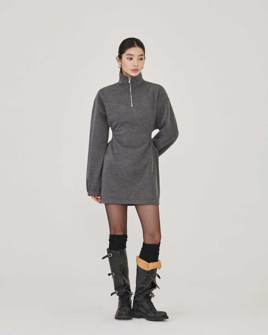 STAGE東大門㊣直郵女裝新品人氣25秋冬熱賣真品職業休閑連衣裙STAGE連衣裙