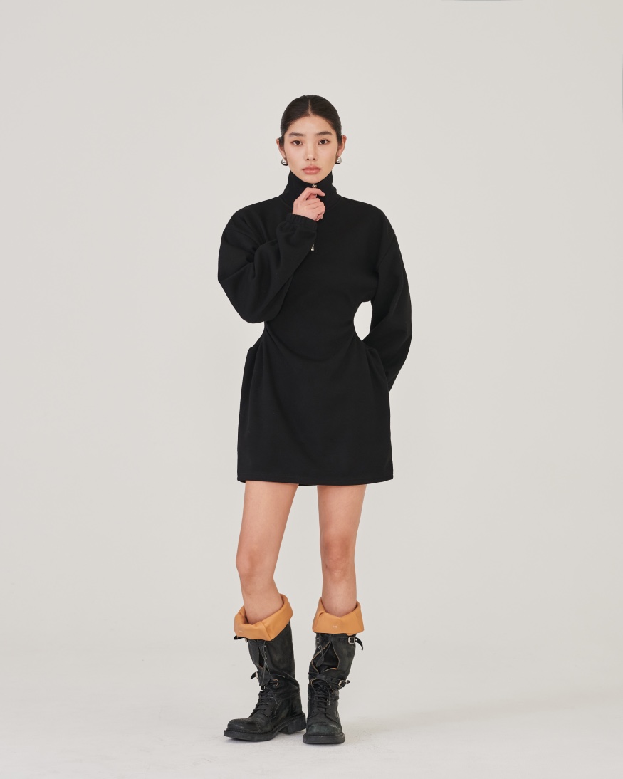 STAGE東大門㊣直郵女裝新品人氣25秋冬熱賣真品職業休閑連衣裙STAGE連衣裙