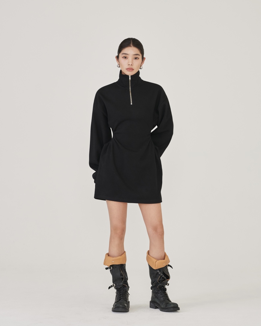 STAGE東大門㊣直郵女裝新品人氣25秋冬熱賣真品職業休閑連衣裙STAGE連衣裙