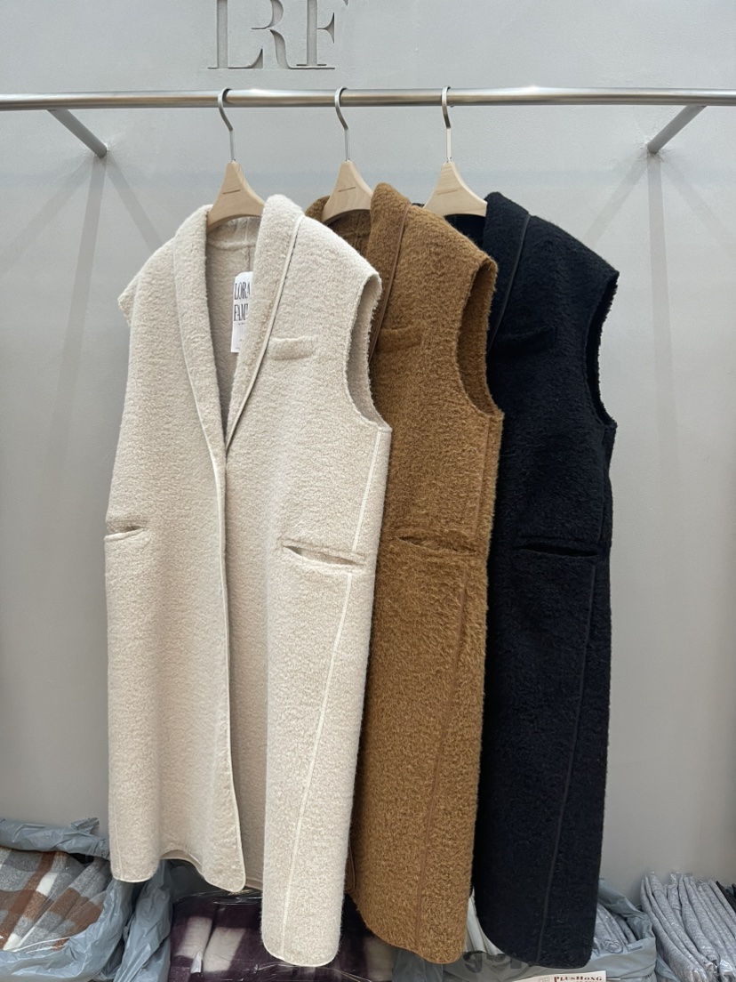 PLUS HONG-P東大門㊣實拍女裝新款人氣真品中長款大衣馬海毛LORA FAMILY/PLUS HONG中長款大衣