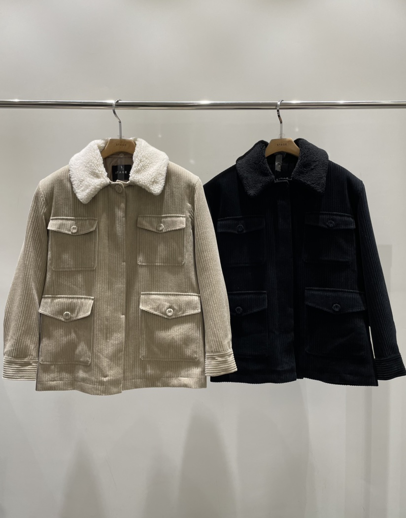 STAGE東大門㊣實拍女士新款熱賣休閑真品職業人氣25秋冬夾克STAGE夾克