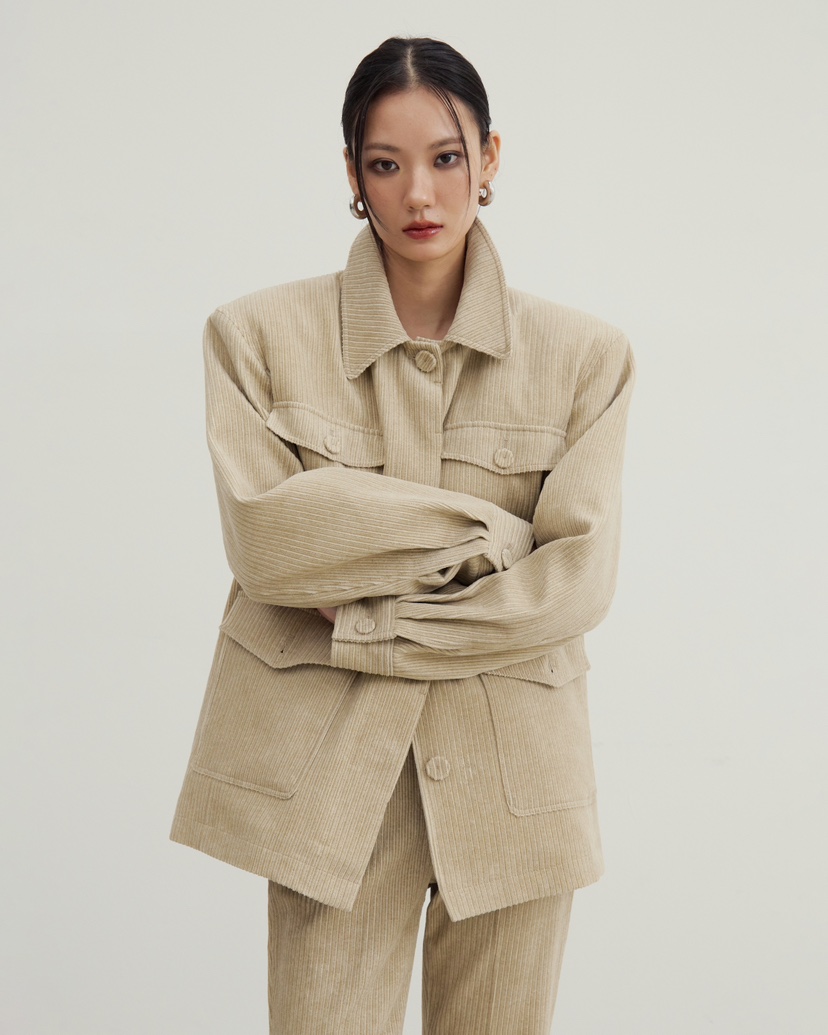 STAGE東大門㊣實拍女士新款熱賣休閑真品職業人氣25秋冬夾克STAGE夾克