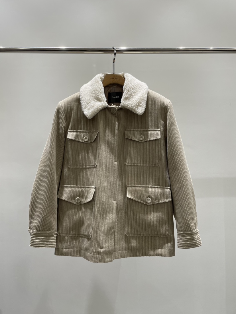 STAGE東大門㊣實拍女士新款熱賣休閑真品職業人氣25秋冬夾克STAGE夾克